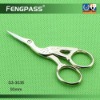 Wholesale S3-3036 Manicure Scissors / Crane Design with gold finish
