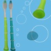 Wholesale bamboo style with two color bristle tooth whitening kit for adult 009