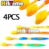 Wholesale 50Sets Colorful Dental Care Premium Toothbrush (4Pcs/set)