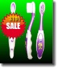 Wholesale 3101 CHILD TOOTH BRUSH WITH CARTOON DESIGN