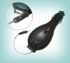 Wholesale retractable car charger with USB slot