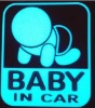 Wholesale Promotional baby in car warning sticker