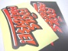 Wholesale die cut adhesive car sticker