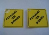 Wholesale Baby on board window signs tailor-made for you in your any design