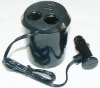 Wholesale car cup holder power two usb charger