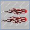 Wholesale Fashional Car Fire Sticker red