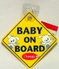 Wholesale Baby on board sign made of eco-freindly PP
