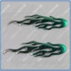 Wholesale Fashional Car Fire Sticker green