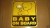 Wholesale High-quality warning and reflective car sticker