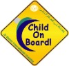 Wholesale Baby on Board Car Window Signage made from PP material
