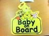 Wholesale car sign,car window sign,baby on board car signs