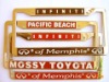 Wholesale fashion car license frame