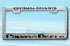 Wholesale 2011 two holes american license plate frame