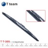Wholesale Double rubber windshield wiper with plastic backing