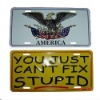 Wholesale metal novelty licence plate