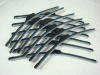 Silicone flat wiper blade
