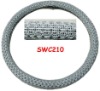Wholesale 2011 new style Car Fabric Steering wheel cover ,factory direct sale