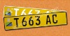 Wholesale Security License Plate
