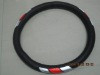 Wholesale fashion comfortable reflective pvc steering wheel cover