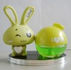 Wholesale New green love rabbit auto perfume