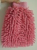 Microfiber chenile car cleaning glove