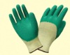 latex coated working gloves
