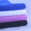 40*40cm microfiber towel cloth microfiber cleaning cloth black