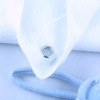 40*40cm microfiber Hang hole towel microfiber facial cleaning cloth white