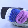 40*40cm microfiber towel cloth microfiber cleaning cloth purple
