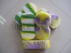 PU U shape car wash sponge LS-D015