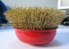 Wholesale cup brushes/wire brush/shank crimped wire brush