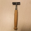 Wholesale disposable razor with wooden handle