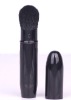Wholesale black professional retractable powder brush with crystal