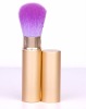 Wholesale high quality fashional retractable powder brush with crystal