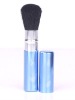 Wholesale blue professional retractable powder brush