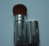 Wholesale large silver retractable powder brush