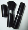 Wholesale black goat hair retractable cosmetic brush