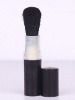 Wholesale black plastic goat hair retractable makeup brush
