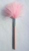 Wholesale pink soft turkey feather brush
