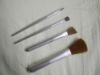 Wholesale 4pcs gift cosmetic brush set/ makeup brush set