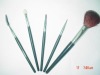 Wholesale 5pcs gift cosmetic brush set/ makeup brush set
