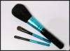 Wholesale 3pcs high quality professional cosmetic brush set/ makeup brush set