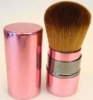 Wholesale synthetic retractable makeup brush
