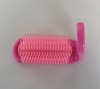 travel foldable hair brush with cosmetic mirror set