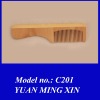 Wooden hair comb