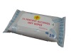 anti-bacterial wet wipes
