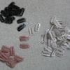 Wholesale wholesale steel and silicon clips/ hair clips/ clips