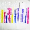 Wholesale 2011 fashion 10pcs plastic comb set with 10 different design for hair care