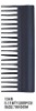 Plastic hairdressing comb