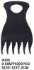 Wholesale Plastic hairdressing comb,hair clip